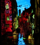 Из серии День и ночь (Венеция) так картины светится в темноте