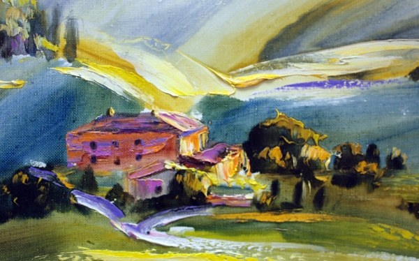 Тоскана в сентябре (фрагмент)