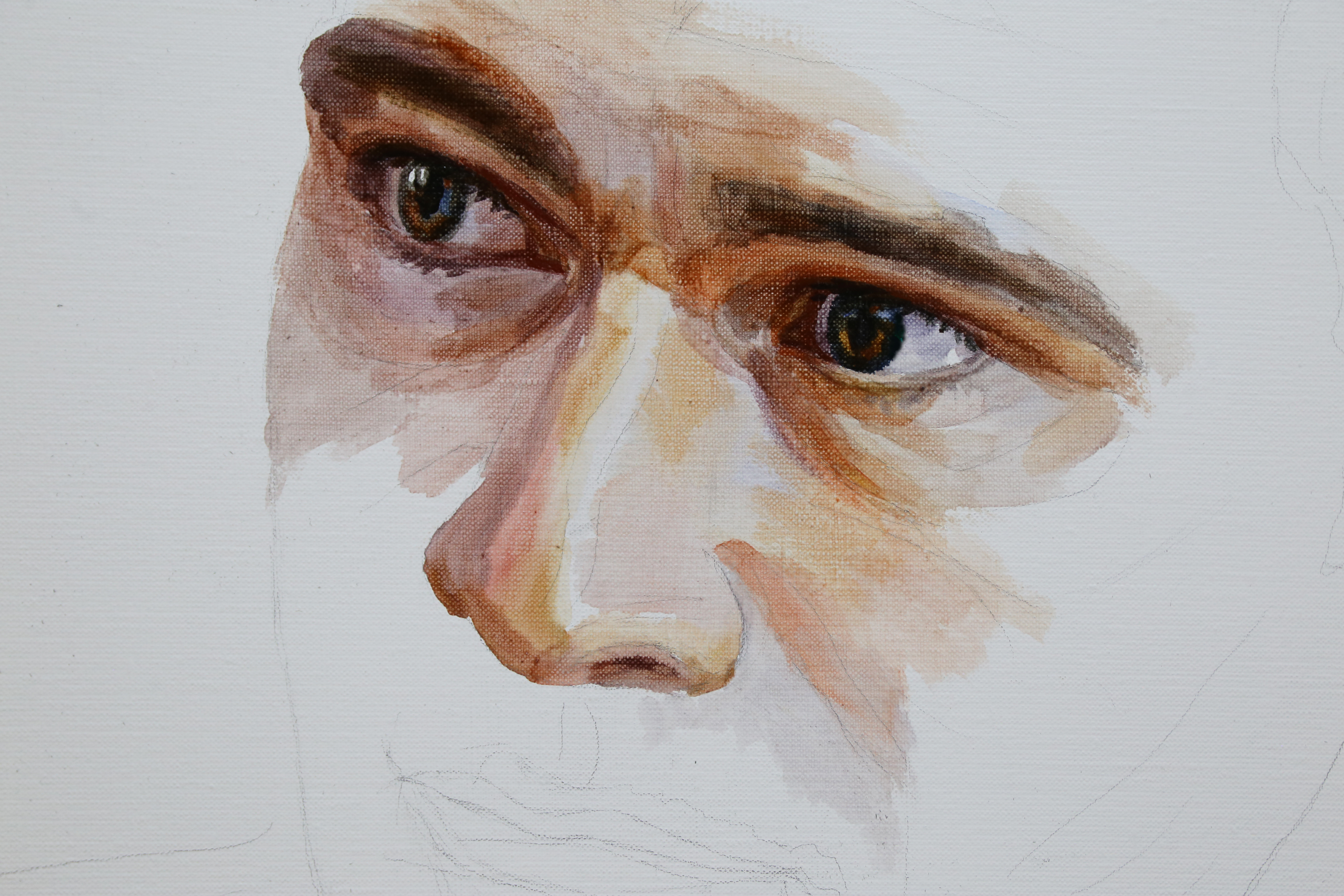 начало портрета