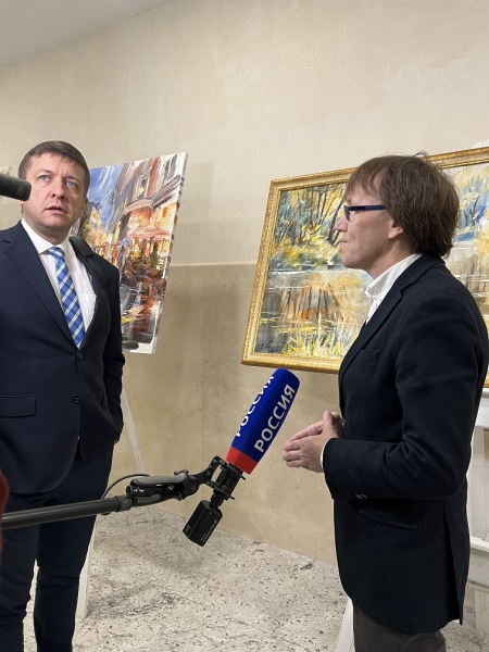 выставка Николая Добрина в СК Росси